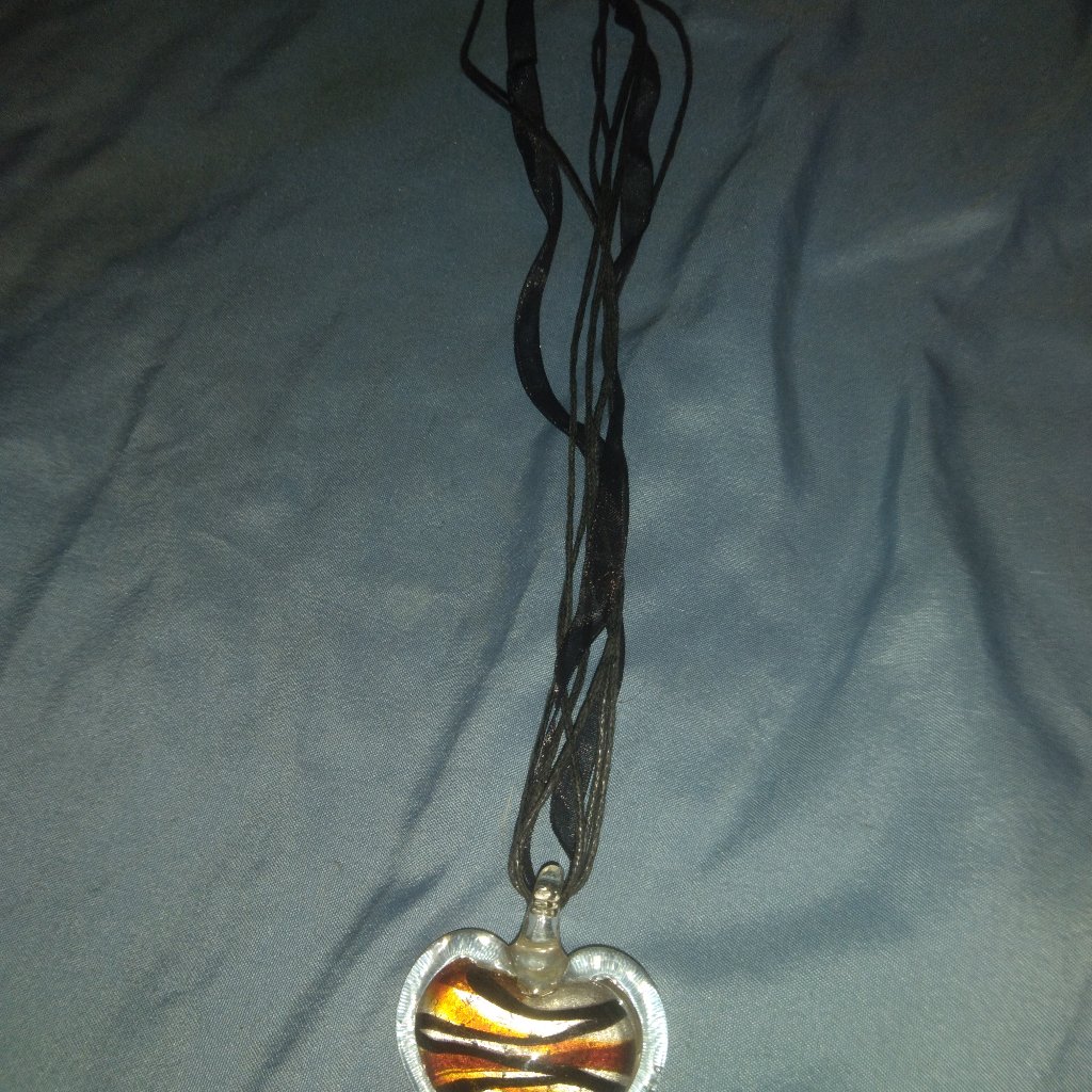 Murano Heart Necklace 18$